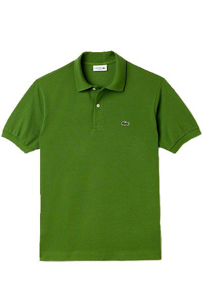לקוסט-LACSOTE TSHIRT MEN'S POLO SHORT - Fiji Green – תמונה 3