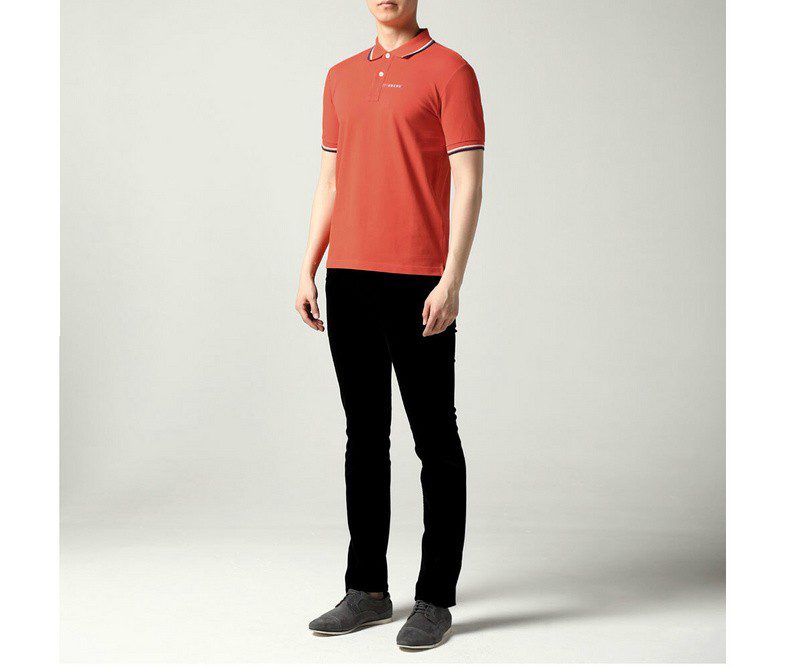 פראדה-PRADA TSHIRT POLO SHORT MEN - Flamingo – תמונה 4