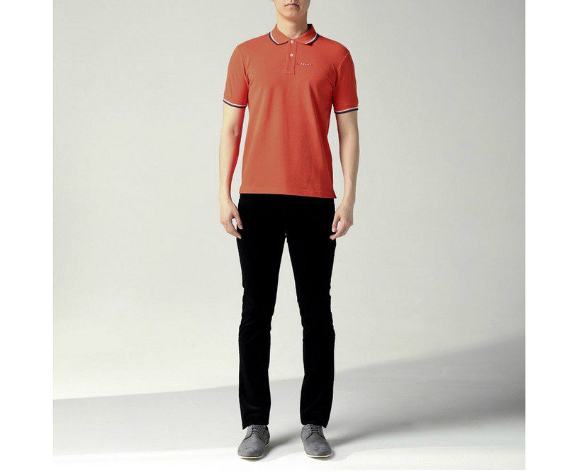 פראדה-PRADA TSHIRT POLO SHORT MEN - Flamingo – תמונה 5