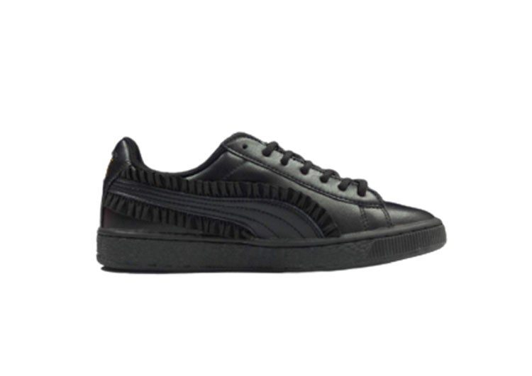 נעלי פומה-PUMA Basket Lace Black Gold Label Casual Sneakers – תמונה 2