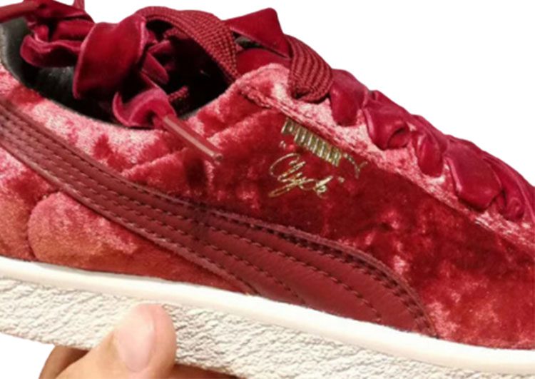 נעלי פומה- PUMA CLYDE x EXTRA BUTTER-Velvet Color Fire Brick – תמונה 6