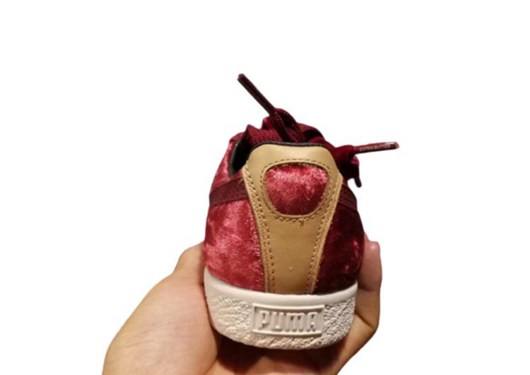 נעלי פומה- PUMA CLYDE x EXTRA BUTTER-Velvet Color Fire Brick – תמונה 4