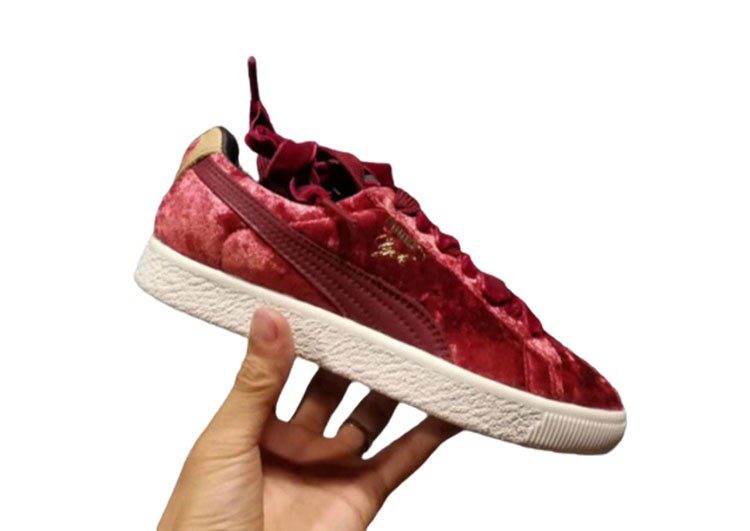 נעלי פומה- PUMA CLYDE x EXTRA BUTTER-Velvet Color Fire Brick – תמונה 2