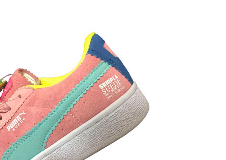 נעלי פומה- PUMA Sample Suede by Michael Lau-Sea Pink – תמונה 4