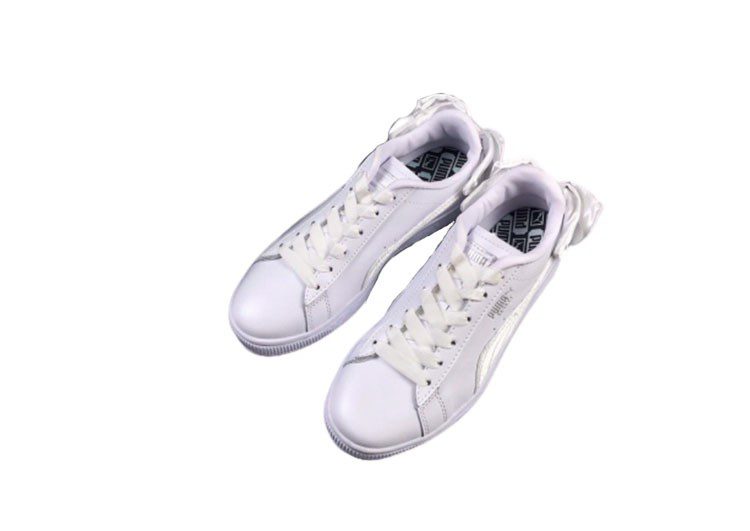 נעלי פומה- PUMA basket heart rihanna leather -Titan White – תמונה 4