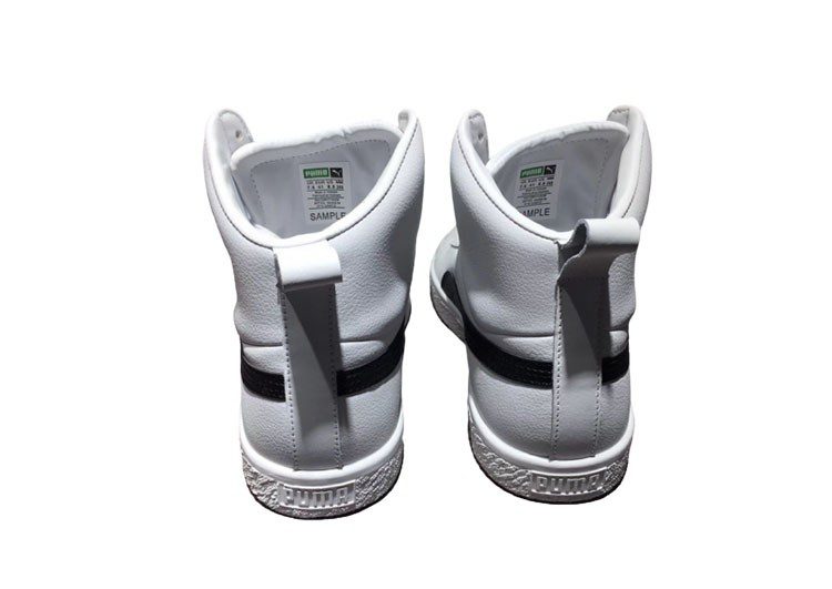 נעלי פומה- PUMA full leather high-top sneakers-Gainsboro – תמונה 4