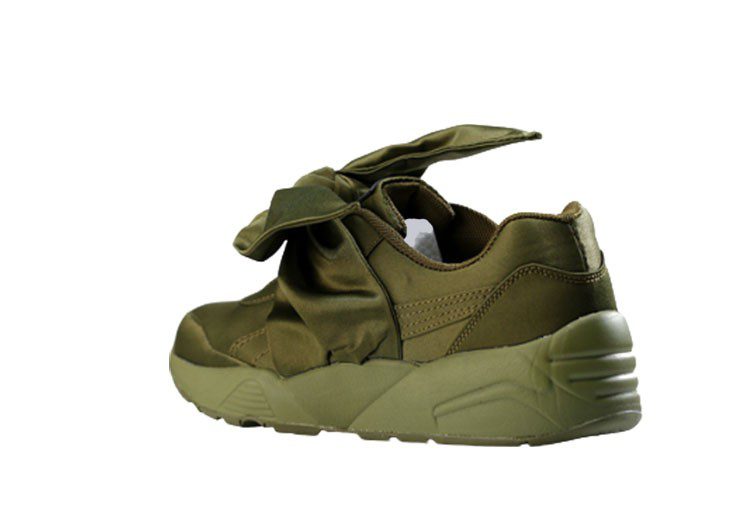 נעלי פומה- PUMA rihanna bow rubbon silk cherry blossom pink -Verdigris – תמונה 7