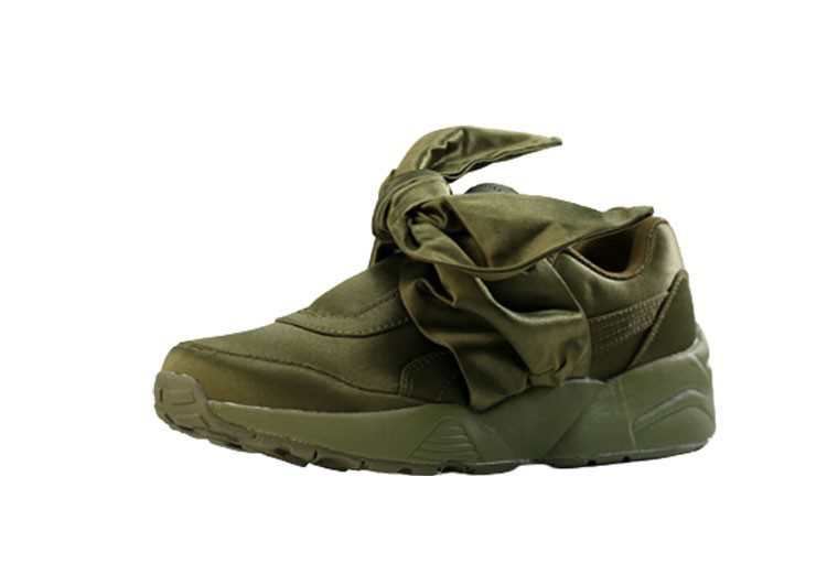 נעלי פומה- PUMA rihanna bow rubbon silk cherry blossom pink -Verdigris – תמונה 2