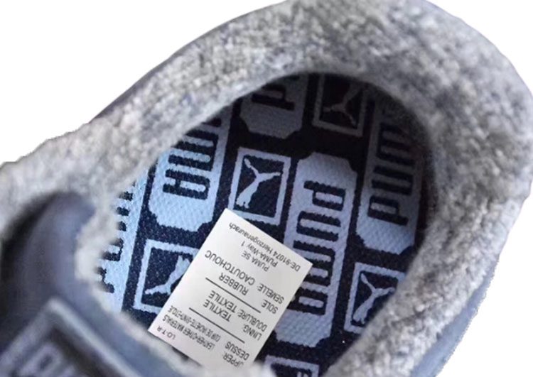 נעלי פומה-PUMA transparent crystal sole suede lining plush lace-up sneakers couple shoes-Light Slate Grey – תמונה 7