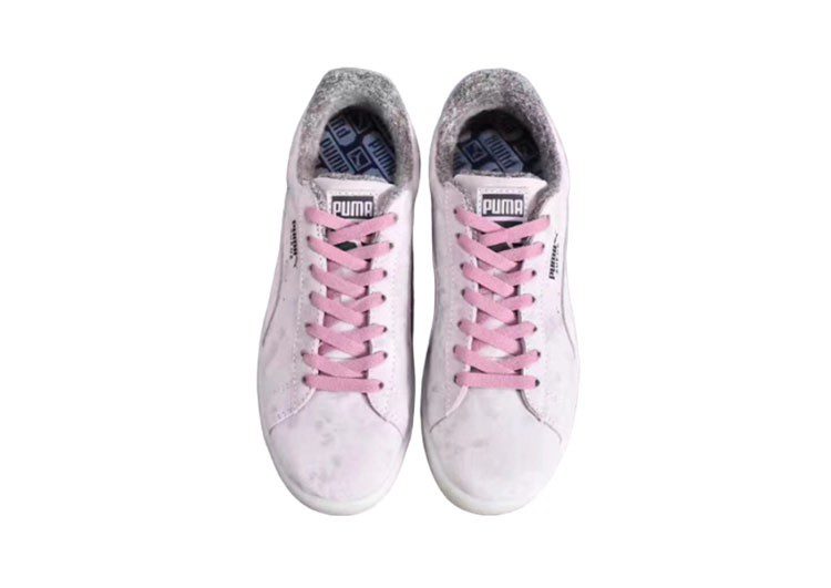 נעלי פומה-PUMA transparent crystal sole suede lining plush lace-up sneakers couple shoes-Prim – תמונה 3