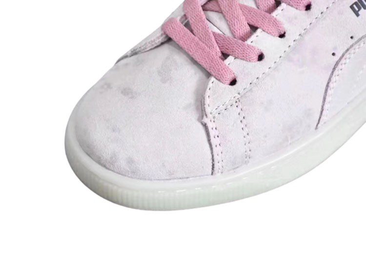 נעלי פומה-PUMA transparent crystal sole suede lining plush lace-up sneakers couple shoes-Prim – תמונה 5