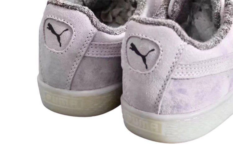 נעלי פומה-PUMA transparent crystal sole suede lining plush lace-up sneakers couple shoes-Prim – תמונה 8