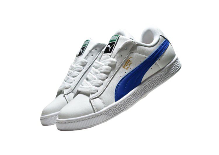 נעלי פומה-Puma Basket classic LFS-White-Blue – תמונה 4