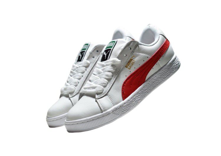 נעלי פומה-Puma Basket classic LFS-White-Red – תמונה 3