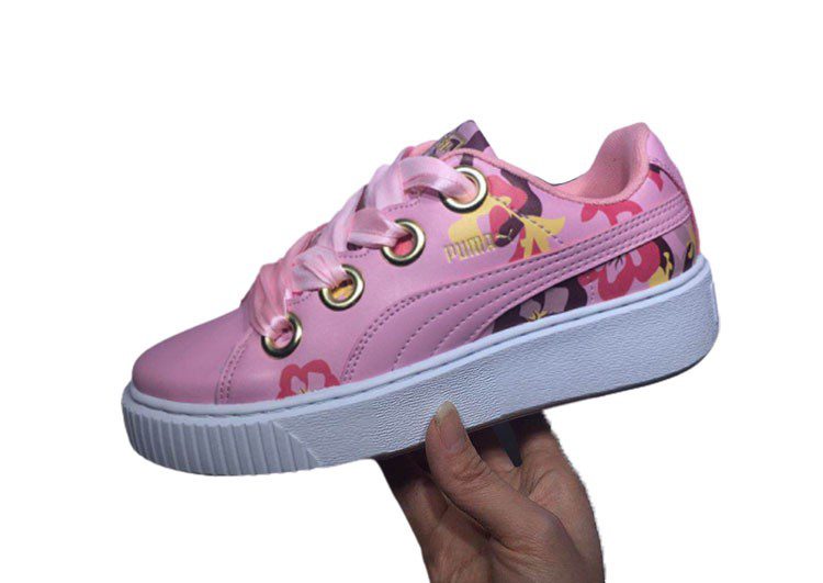 נעלי פומה- Puma Platform Kiss Careaux Rihanna -Plum – תמונה 2