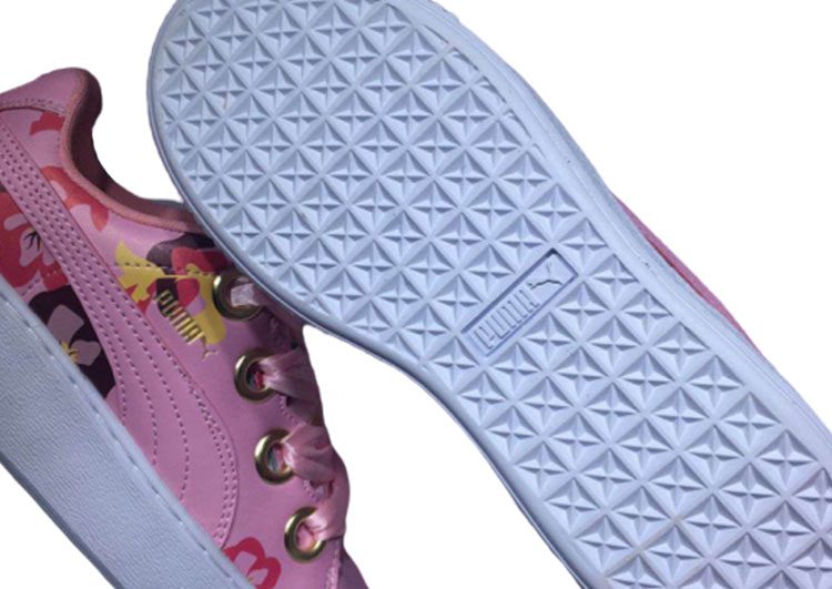 נעלי פומה- Puma Platform Kiss Careaux Rihanna -Plum – תמונה 8