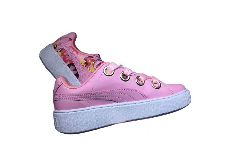 נעלי פומה- Puma Platform Kiss Careaux Rihanna -Plum – תמונה 4