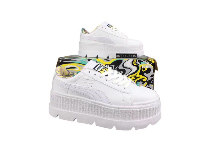 נעלי פומה- Puma X Minions Collection Harina Series Fashionable Little Trendy Shoes Thick-soled Non-slip Wear-resistant High Quality-White – תמונה 2