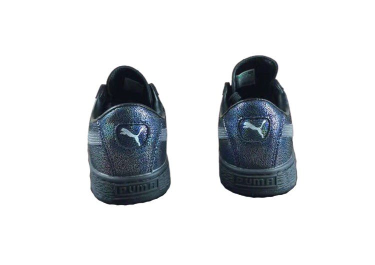 נעלי פומה-Puma basket classic splash ink blue -Black – תמונה 8