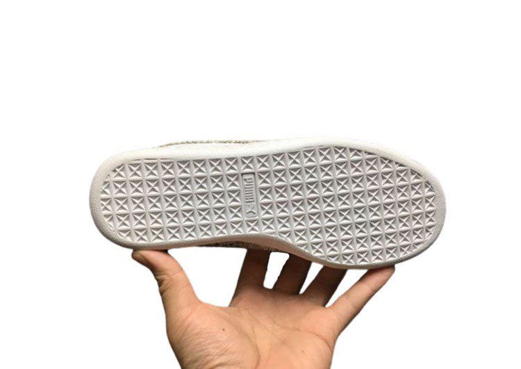 נעלי פומה- Puma bow glitter sequins -White – תמונה 12