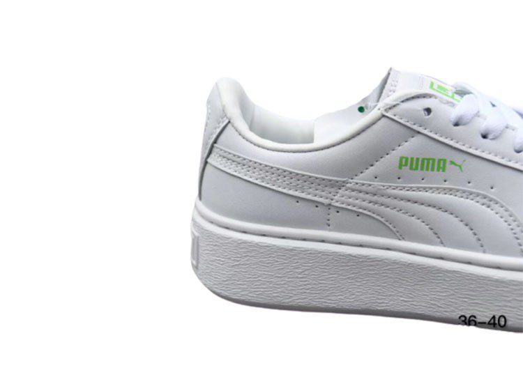 נעלי פומה- Puma platform shoes top pog leather gold head silver hesd frosted hesd flash drill bit-Envy – תמונה 6