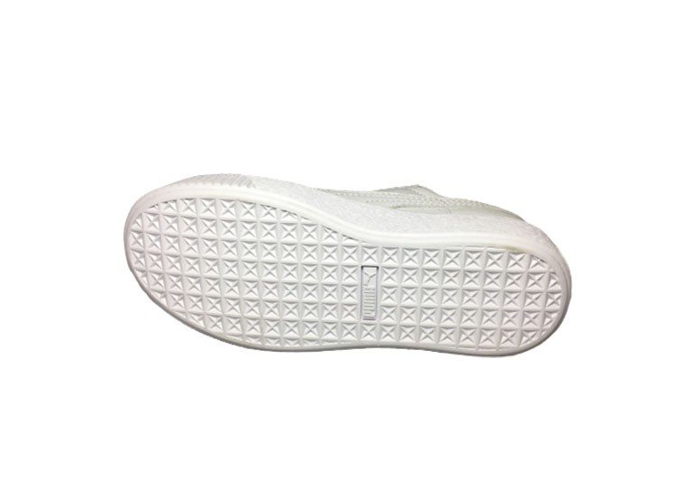 נעלי פומה- Puma platform shoes top pog leather gold head silver hesd frosted hesd flash drill bit-Gold – תמונה 9