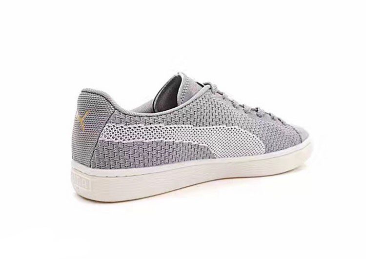 נעלי פומה- Puma suede Classic+ Knit -Light Grey – תמונה 4