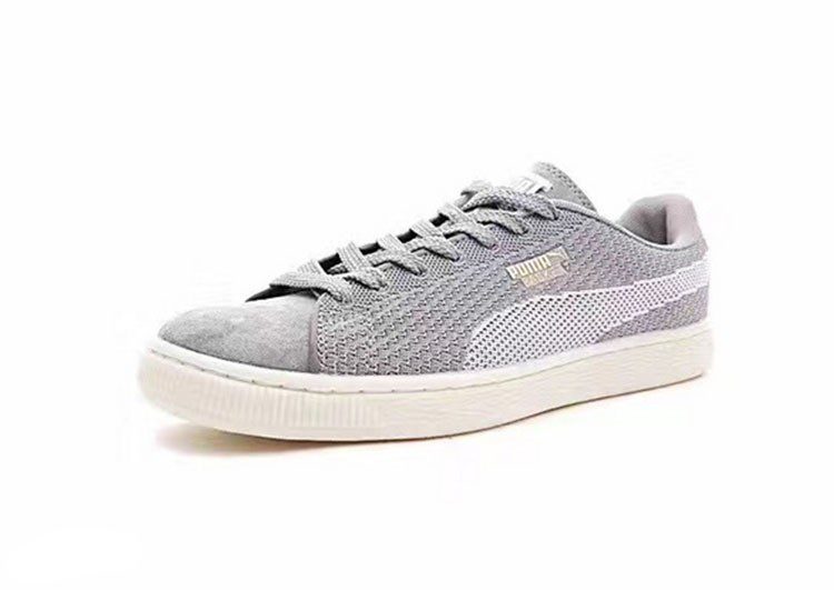 נעלי פומה- Puma suede Classic+ Knit -Light Grey – תמונה 3