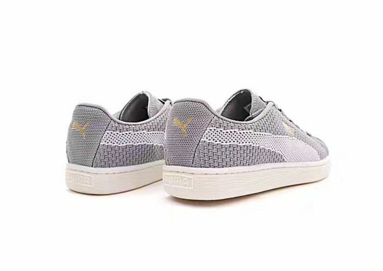 נעלי פומה- Puma suede Classic+ Knit -Light Grey – תמונה 5