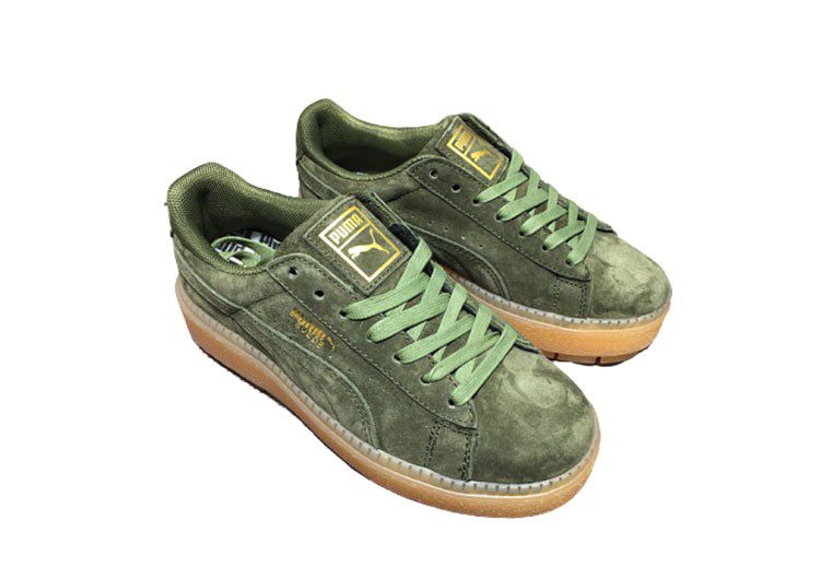 נעלי פומה- Puma suede platform rihanna plarform shoes-Bitter – תמונה 5
