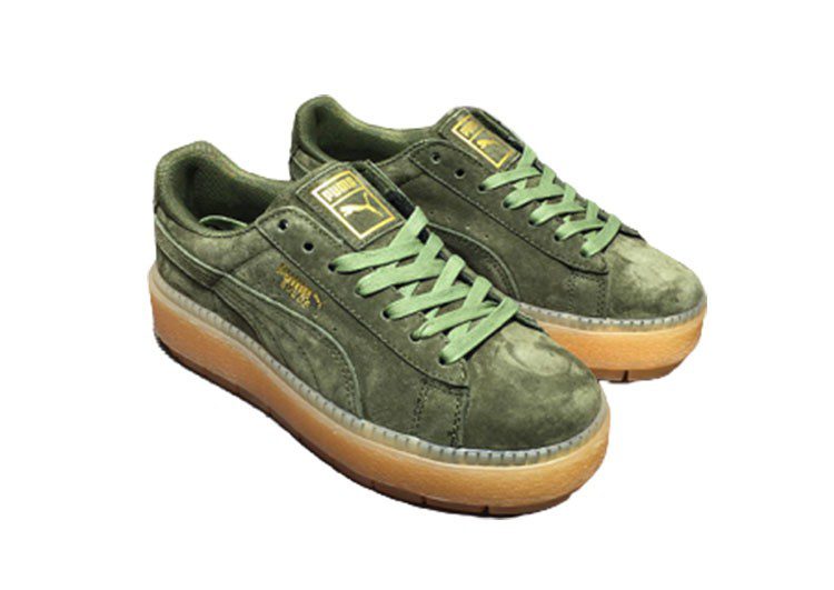 נעלי פומה- Puma suede platform rihanna plarform shoes-Bitter – תמונה 6