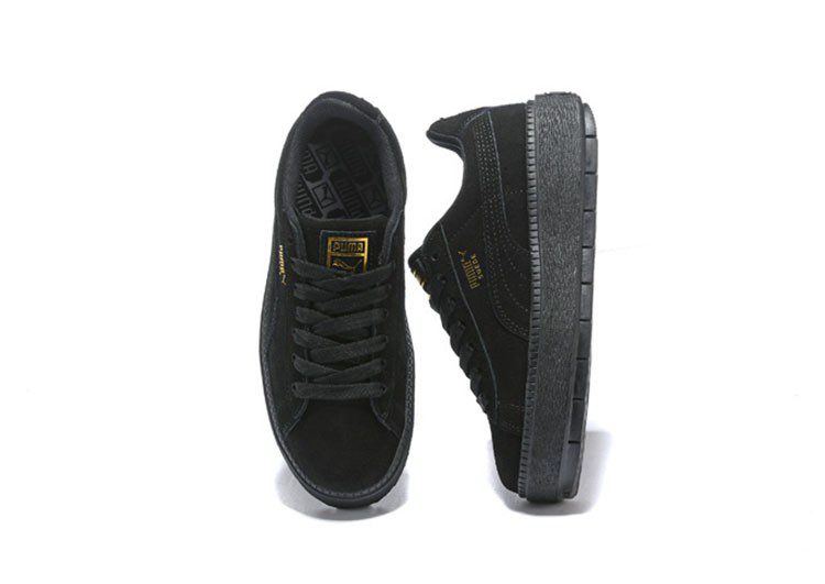 נעלי פומה- Puma suede platform rihanna plarform shoes-Black – תמונה 6