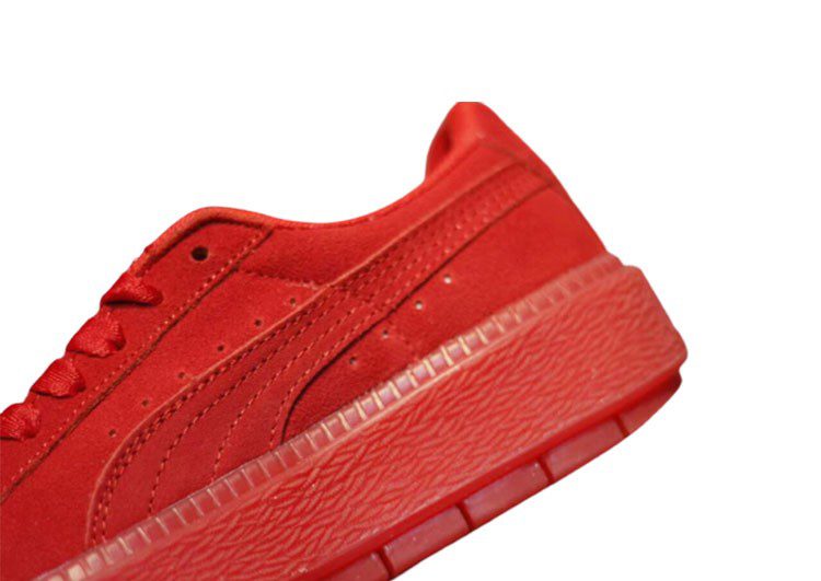 נעלי פומה- Puma suede platform rihanna plarform shoes-Cardinal – תמונה 7
