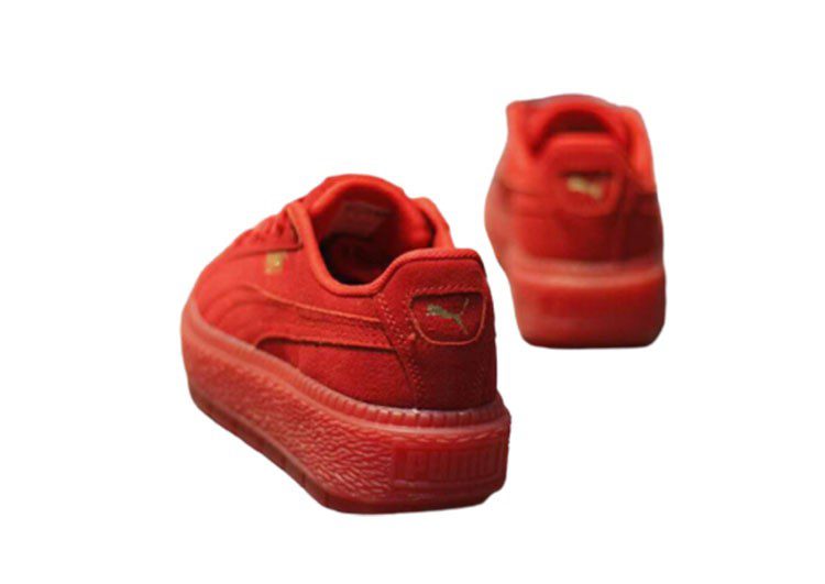 נעלי פומה- Puma suede platform rihanna plarform shoes-Cardinal – תמונה 5