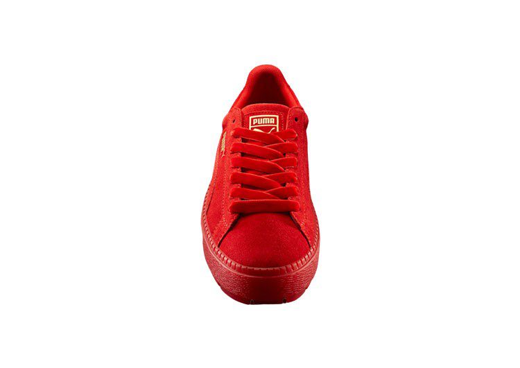 נעלי פומה- Puma suede platform rihanna plarform shoes-Cardinal – תמונה 6