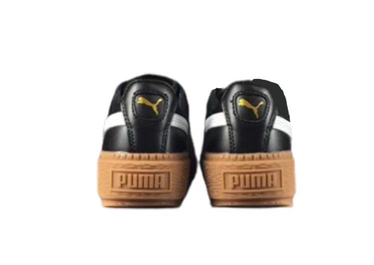 נעלי פומה- Puma suede platform rihanna platform shoes leather-Black Russian – תמונה 5