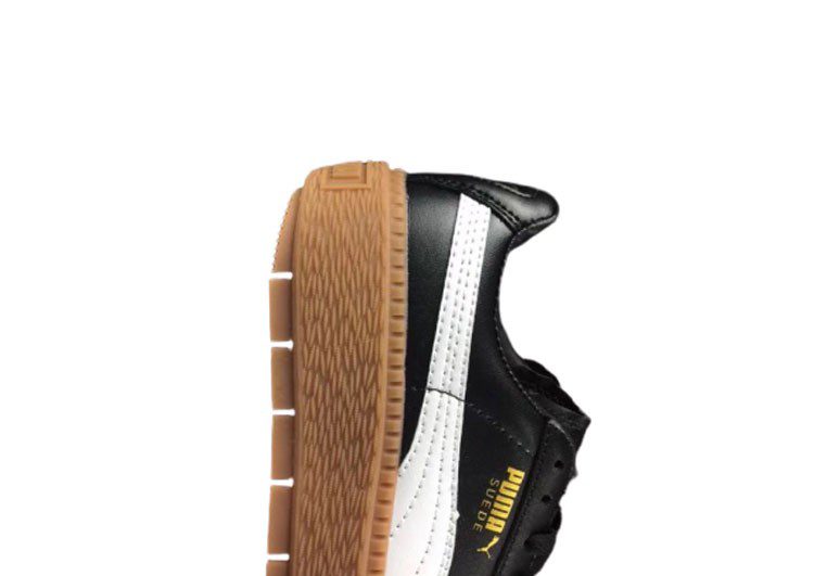 נעלי פומה- Puma suede platform rihanna platform shoes leather-Black Russian – תמונה 6