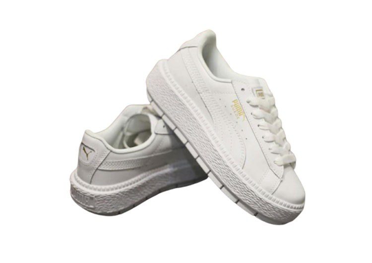 נעלי פומה- Puma suede platform rihanna platform shoes leather-Iron – תמונה 5