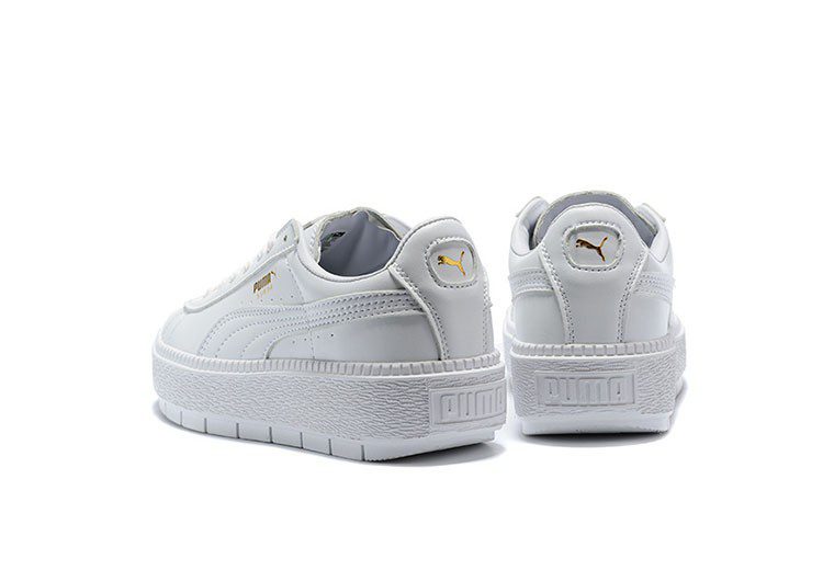 נעלי פומה- Puma suede platform rihanna platform shoes leather-Iron – תמונה 4