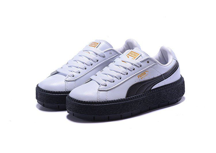 נעלי פומה- Puma suede platform rihanna platform shoes leather-Lavender Grey – תמונה 2