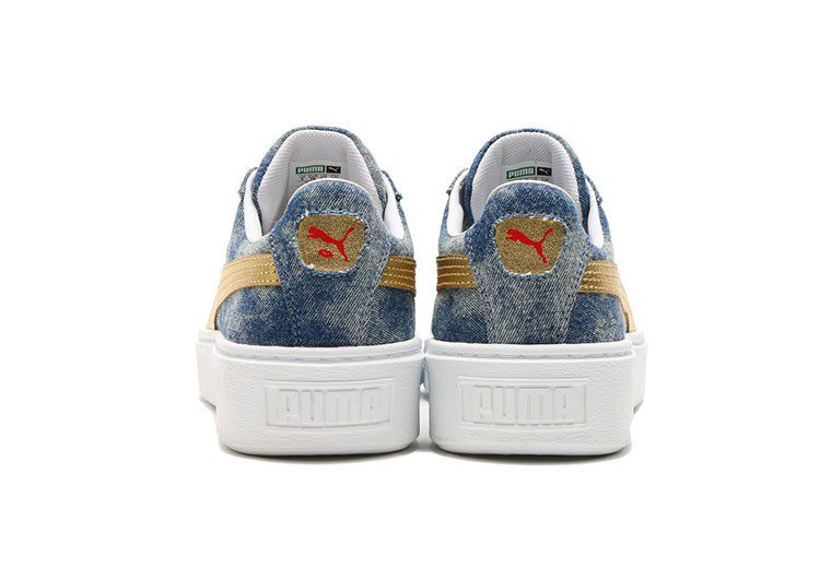 נעלי פומה-Rihanna II Puma Denim Satin-Blue Whale – תמונה 9