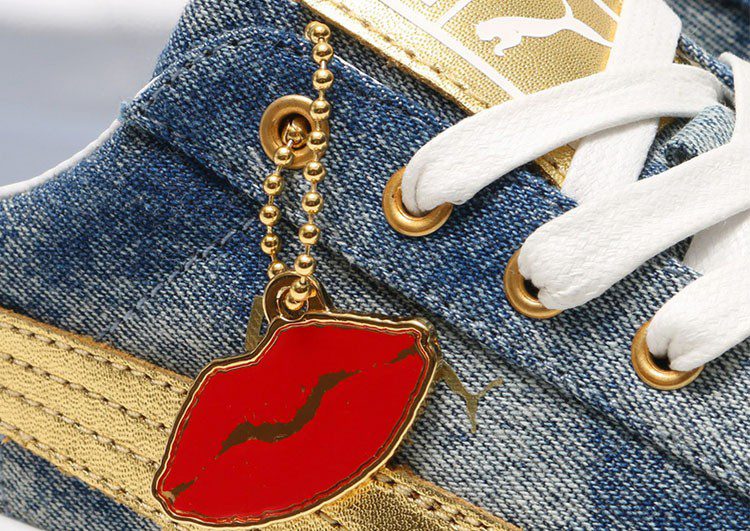 נעלי פומה-Rihanna II Puma Denim Satin-Blue Whale – תמונה 8