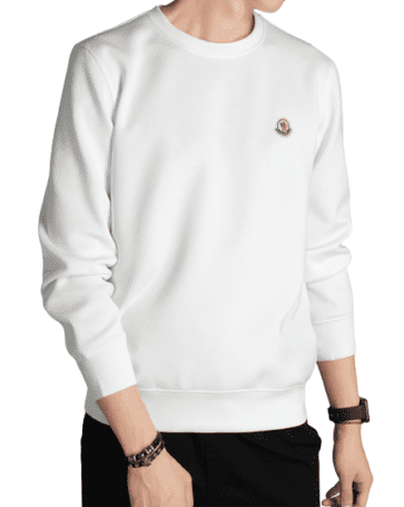 MONCLER SWEATER MEN BLACK AND BLUE  