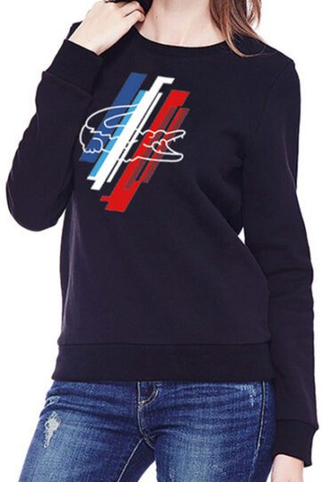 לקוסט-LACSOTE  SWETER WOMEN DESGIN- BLACK