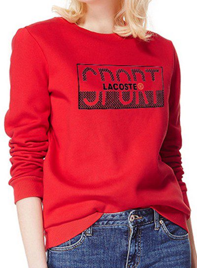 לקוסט-LACSOTE SWETER WOMEN DESGIN- RED