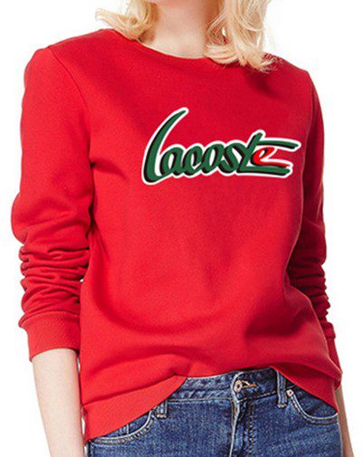 לקוסט-LACSOTE SWETER WOMEN DESGIN- RED