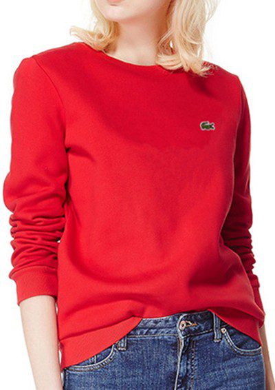 לקוסט-LACSOTE SWETER WOMEN DESGIN- RED