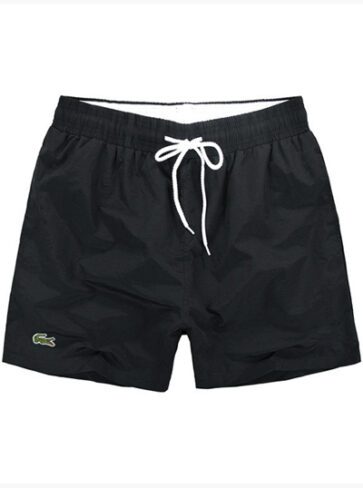 לקוסט-LACOSTE SWIM BEACH MEN - Black