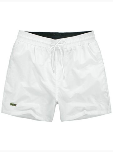 לקוסט-LACOSTE SWIM BEACH MEN - White
