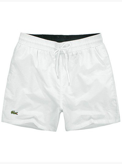 לקוסט-LACOSTE SWIM BEACH MEN - White